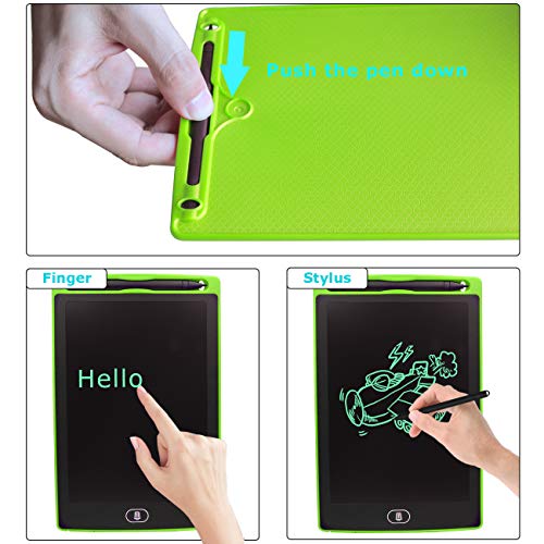 Matesy Girls Toys for 3 4 5 6 7 Year Old Girls, 8.5 inch LCD Drawing Board Writing Toys for 3 4 5 6 7 Year Old Girls Toys Age 3 4 5 6 7 Christmas 2019 Gift for 3 4 5 6 7 Year Old Girl Toy Age 3 4 5 6