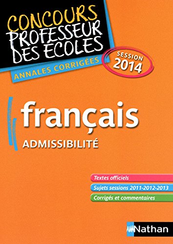 Français, admissibilité