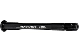 rningo M12 Thread Pitch 1.5mm * 12mm Bike Hubs Thru Axle Skewer Adapter Fit for MTB/Road Bike 12mm *122/125/127/158/160/162/166/168/172/175/177/180mm