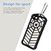 SPIDERCASE iPhone 5S 5 SE Waterproof Case Full Body Protective Durable Dustproof Snowproof IP68 Certified Waterproof Case Retail Packaging - Black