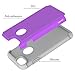OEAGO iPhone 8 Case, iPhone 7 Case Cover [Drop Protection] [Shock Proof] Hybrid Dual Layer Rubber Plastic Impact Defender Rugged Slim Hard Case Cover Shell for Apple iPhone 8 / iPhone 7 - Violet