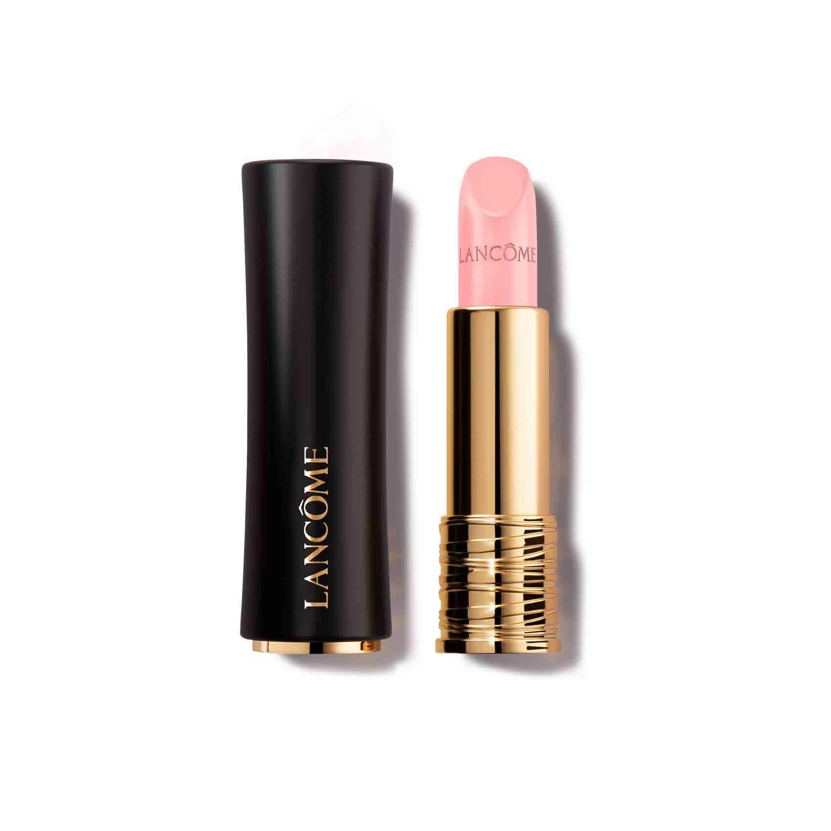 Lancôme L'Absolu Rouge Cream Lipstick, Long-Lasting Hydrating Colour with Luminous Satin Finish, Grand Rose Extracts and Vitamin E, Hyaluronic Acid, High-Pigment Nude Lip Colour, Shade 01, 3.4g