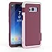 Galaxy S8 Case, S8 S VIII Case, TILL(TM) Ultra Slim 3 Color Hybrid Impact Anti-Slip Shockproof Soft TPU Hard PC Bumper Extra Front Raised Lip Case Cover for Samsung Galaxy S8 S VIII [Wine]