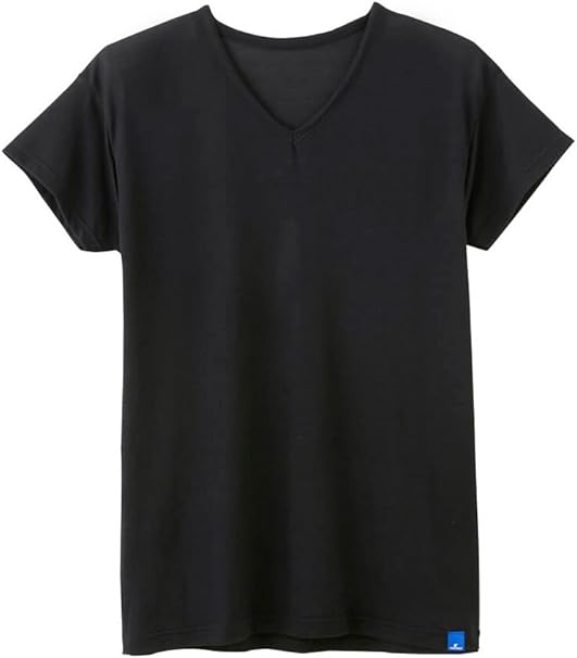 Amazon グンゼ インナーシャツ クールマジック 鹿の子 吸汗速乾 消臭 汗取り付き Vネック 短袖tシャツ メンズ インナーシャツ 通販