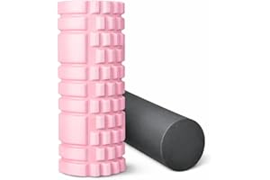 2 in 1 Foam Roller, Back Roller Foam For Back Pain, Muscle Roller Stick,Spiky columna de masaje Textured Deep Massage Roller 