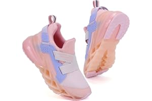 Coolloog Kids Sneakers Boys Girls Running Tennis Walking Shoes Lightweight Breathable Sport Athletic