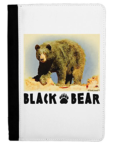 TooLoud Black Bear Watercolor Ipad Mini Fold Stand Case - Black