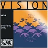 Thomastik-Infeld Vision Viola Set 4/4 Synthetic Core Medium Tension - VI200 | Synthetic-Core 4/4 Viola Set With Quick Bow Response, Focused Tone, Easy Playability, And Strong Projection, And Easy Control