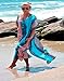FACE N FACE Women's Summer Beach Wear Cover up Swimwear Beachwear Bikini Free Size 56006Blue