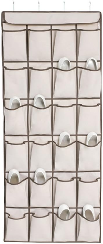 24 Taschen Hakenleiste Schuhe Organizer 600D Oxford hängende