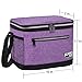 Insulated Lunch Bag for Women Men, Leakproof Thermal Reusable Lunch Box for Adult & Kids by Tirrinia, Lunch Cooler Tote for Office Work, Purple
