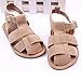 DZT1968® Baby Girl Boy PU Leather Anti Slip Sandals Shoes Prewalker (0~6 Months, Khaki)