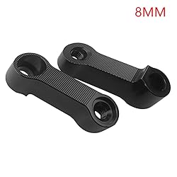 Evomosa Motorcycle Rearview Mirrors Extension Riser