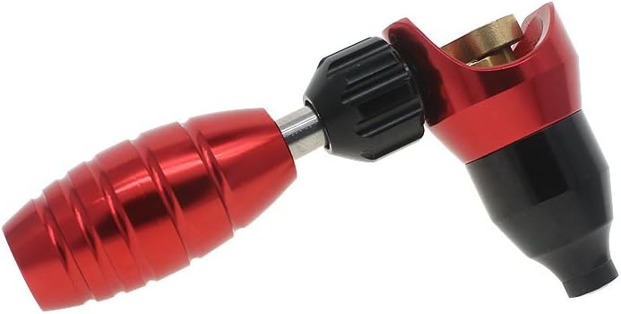 Redscorpion Rotary Tattoo Machine Tattoo Gun 3.5mm Stroke Length with Cartridge Tattoo Grip (red)