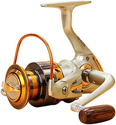 SwampLand Fishing Reels New Style EF500-9000 Series Spinning Reels With Left / Right Interchangeable Folding Handle 12 Ball Bearings For Freshwater Saltwater Fishing,EF4000