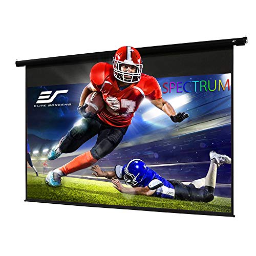 Elite Screens Spectrum Electric Motorized Projector Screen with Multi Aspect Ratio Function Max Size 100-inch Diag 16:9 to 95-inch Diag 2.35:1, Home Theater 8K/4K Ultra HD Ready Projection, ELECTRIC100H Elite Screens Spectrum Electric Motorized Projector Screen with Multi Aspect Ratio Function Max Size 100-inch Diag 16:9 to 95-inch Diag 2.35:1, Home Theater 8K/4K Ultra HD Ready Projection, ELECTRIC100H