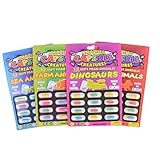 Dengguoli 4 Pack x 12 Pcs Magic Grow Capsules -- Random Animals, Sea Animals, Farm Animals, Dinosaurs