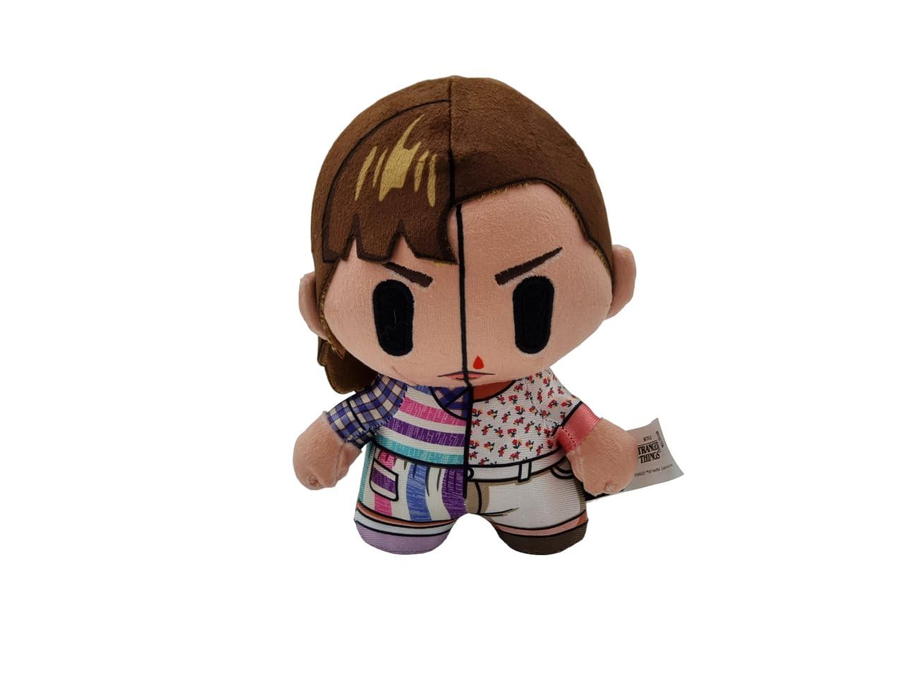 BANDAI Stranger Things Merchandise Eleven Plush Toy,19cm Freestanding Eleven Cuddly Plushie,DZNR Collectable Soft Toys For All Fans Of Cute Things Make Great Stranger Things Gifts