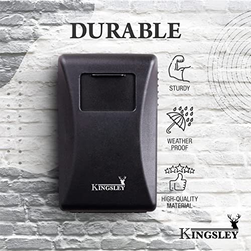 Kingsley Key Realtor Lock Box GuardaKey, Secure Weatherproof Key