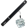 19" Electric E-Cartridge Confetti Cannon (Silver Metallic Confetti)