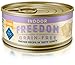 Blue Buffalo Freedom Grain-Free Adult Wet Cat Food, Complete & Balanced Nutrition for Indoor Cats, Made with Natural Ingredients, Flaked Chicken Recipe, 5.5-oz Cans,(24 Count)