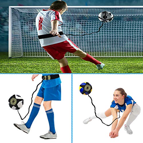 image for Portzon Volleyball Training Equipment Aid, Solo Soccer Trainer, Soccer