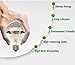 Luxon 6w G80 Led Bulb with Mirror, Half Chrome Siliver Globe Shape Bulb ,Energy Saving Warm White 2700k, Non-dimmable