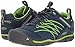 Keen Unisex Kid's Chandler CNX WP Hiking Shoe Dress Blues/Greenery 2 Youth US Big Kid