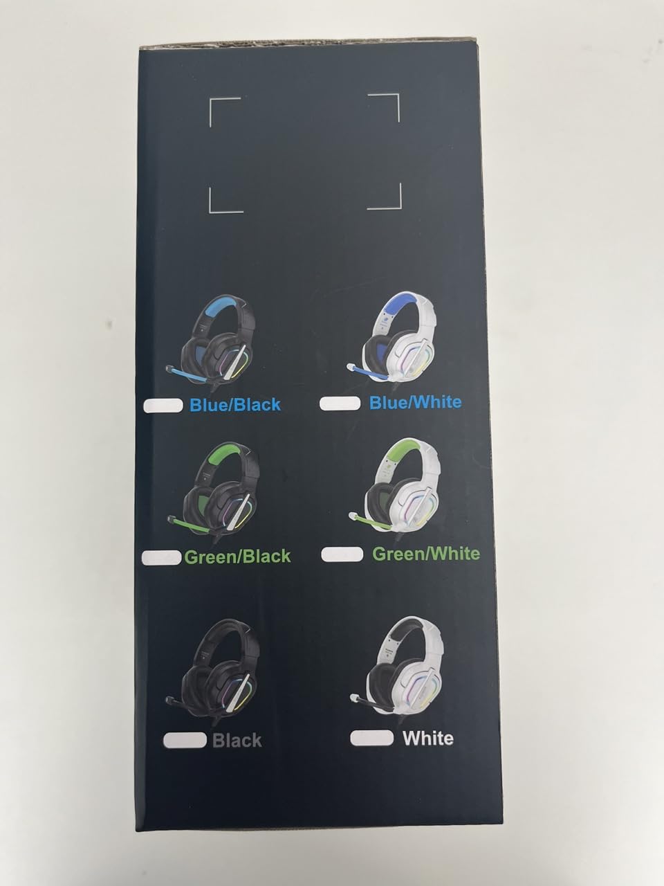 Krysenix Gaming Headset for PS4, PS5, PC, Mac, Xbox Series X, Noise Canceling Headphones with Microphone, PG2 Computer Headset with 3.5mm Jack & RGB Light Black/Green