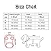 MuYaoPet Small Dog Sweaters Girl Red Winter Warm Dog Christmas Dress Costume Clothes Dachshund Chihuahua Corgi (Red, S)
