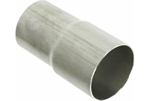 VOWAGH Universal 1.75" ID to 2" ID Exhaust Pipe to Component Pipe Adapter Reducer Kits Reliable Stainless Steel