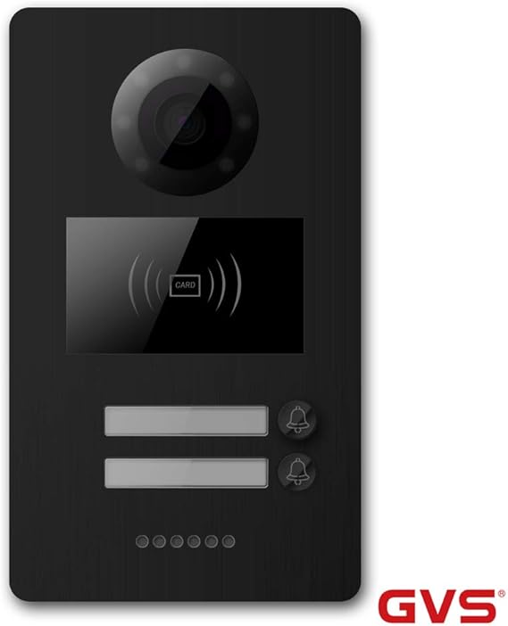 GVS Video Türstation AVTT102B mit 2 Klingeltastern als Erweiterung zum