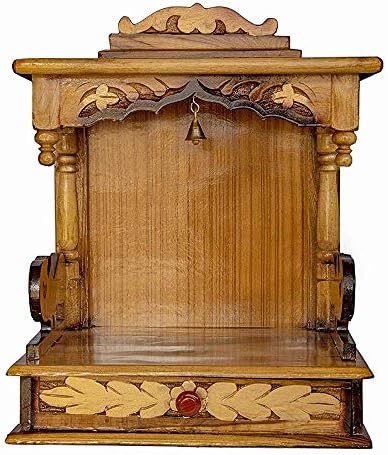 Surbhi Wall Hanging Wooden Temple for Office & Home