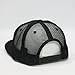 Embroidered Vintage Cars Cotton Flat Brim Mesh Snapback Trucker Baseball Cap (Black)
