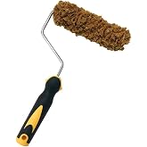 BANCOO Texture Paint Roller, Sponge Roller for Wall Texture &amp; Art Painting | Pattern sponge paint roller, creates decorative texture grains, ideal for drywall texture paint and artistic coating works