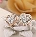 Women Retro Exquisite Luxury Charm Earrings rose gold