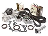 Evergreen TBK257HWPT Fits 95-04 Lexus ES300 Toyota Solara Camry 1MZFE Timing Belt Kit Water Pump