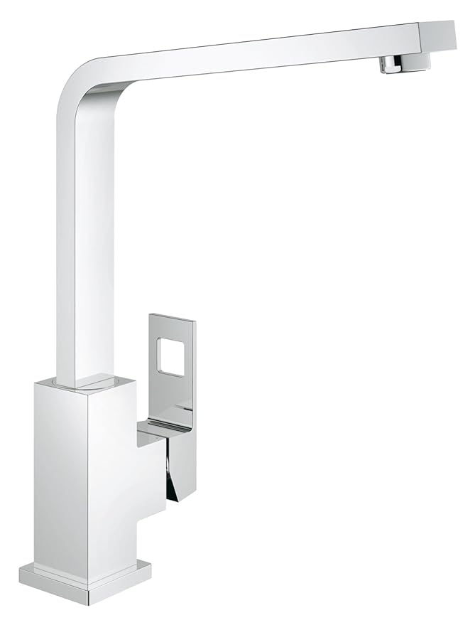 GROHE Eurocube Küchen- Spültischarmatur (Schwenkbereich 360°, hoher Auslauf) 31255000