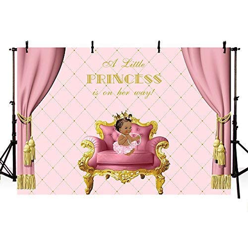 Royal Princess Photography Backdrops 7x5ft Baby Shower African