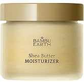 BAMBU EARTH Shea Butter Face Moisturizer - Deeply Nourishes and Hydrates Skin for a Smooth Texture and Balanced Complexion - Skincare with Natural Barrier Support for Healthy Skin - 1.5 oz net wt.