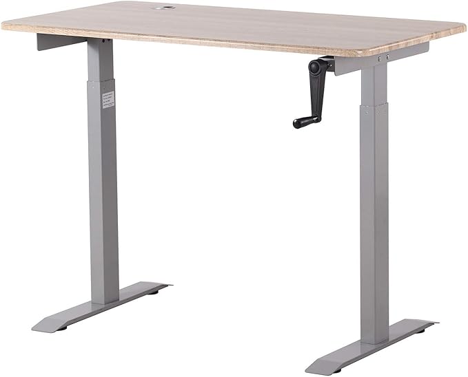 Amazon.com: UNICOO - Crank Adjustable Height Standing Desk, Adjustable