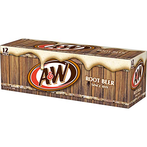 A&W ROOT BEER SODA, 12 FL OZ CANS, 12 PACK