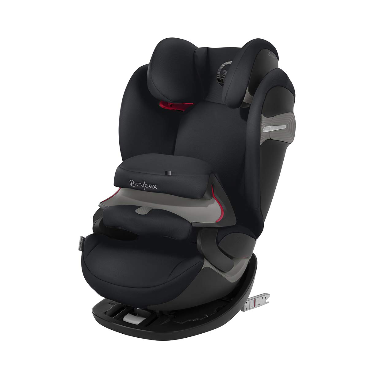 Cybex Gold Pallas S-Fix, Autositz Gruppe 1/2/3 (9-36 kg), Kollektion 2018, mit Isofix (ohne Isofix verwendbar), Lavastone Black