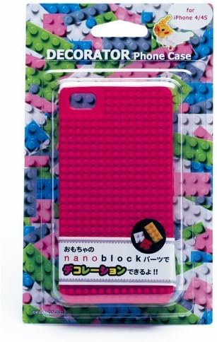 nano block decorator Phone Case Pink YDZ-2-01 (japan import)