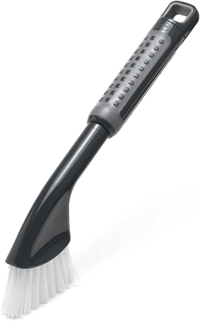 Addis ComfiGrip Graphite Grout Brush Stiff Bristles Long Handle Tiled Surfaces
