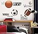 RoomMates All Star Sports Saying Peel and Stick Wall Decals primary