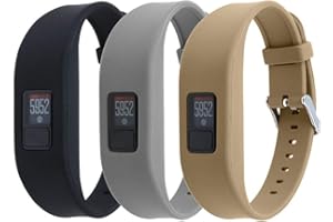 QGHXO Band for Garmin Vivofit 3, Soft Silicone Replacement Band Strap for Garmin Vivofit JR/JR 2 Activity Tracker, Fit 6.0"-9.0" (152mm-230mm) Wrist