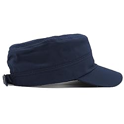 Cadet Army Cap Military Style Adjustable Flat Top