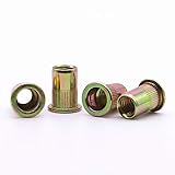 M3 Carbon Steel Rivet Nut Rivnut, Flat Head