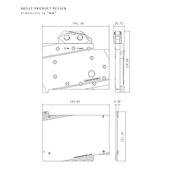 Copper GPU Water Cooling Block GPU Waterblock